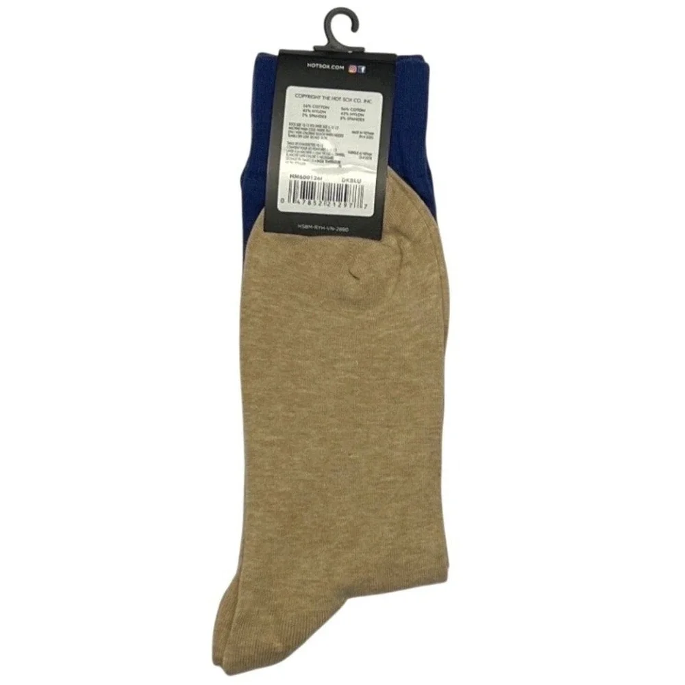 Hot Sox Mens Maine Lighthouse Socks Dark Blue Beach Scene Novelty‎ NEW